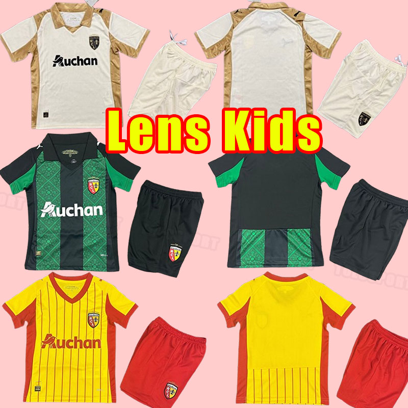kits kids 25 26 RC Lens Sainte Barbe soccer jerseys OPENDA BUKSA KAKUTA SOTOCA FOFANA DA COSTA MEDINA OREBA Gradit FRANKOWSKI 2025 2026 child