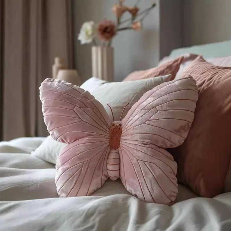 Butterfly Shaped Soft Butterfly Cushion Perfect Birthday Gift Home Decoration Cushionfor Home and Office UseM251119