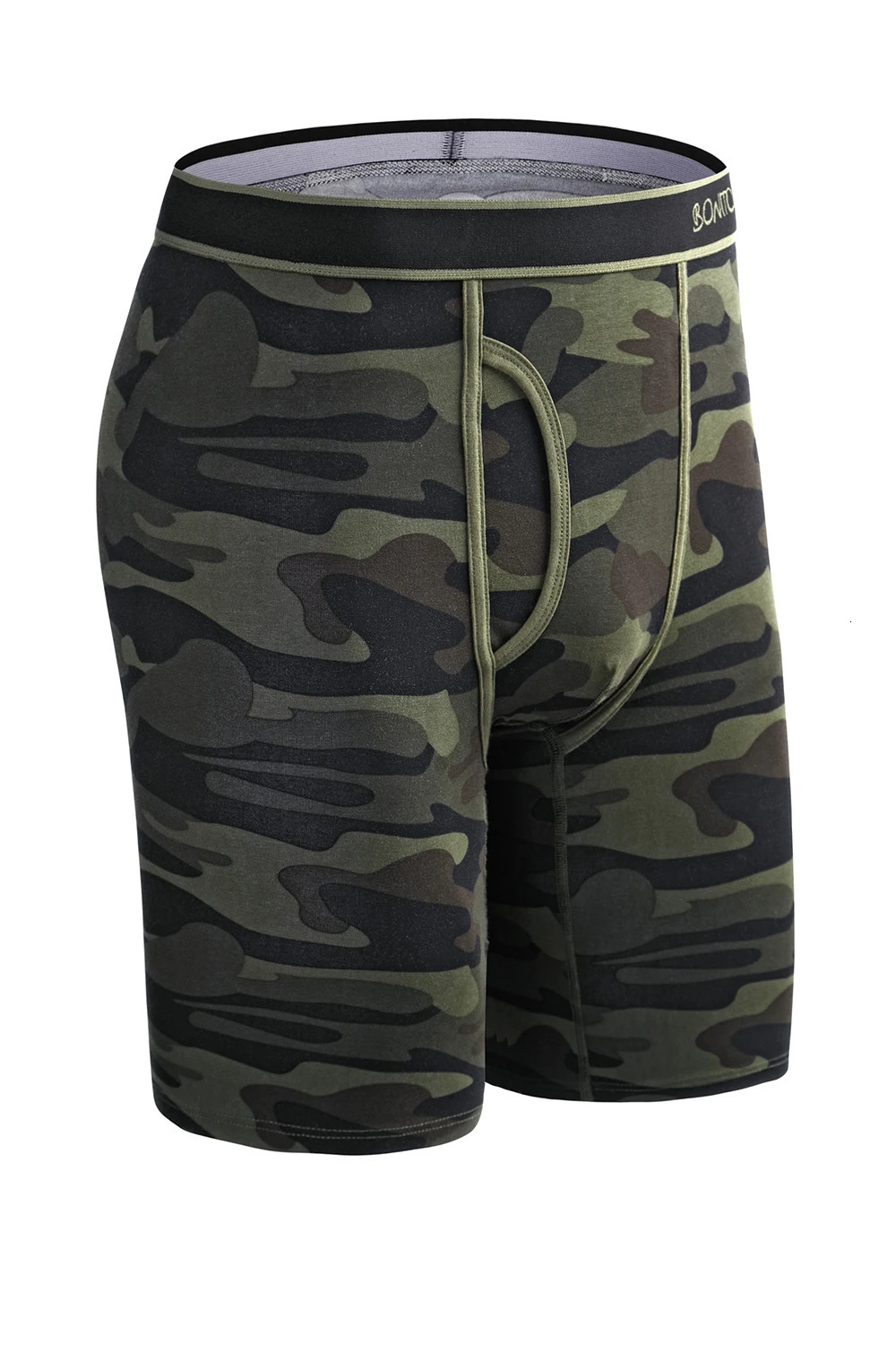 BONITO 5piece set mens boxing long leg underwear natural cotton sexy shorts top 250417