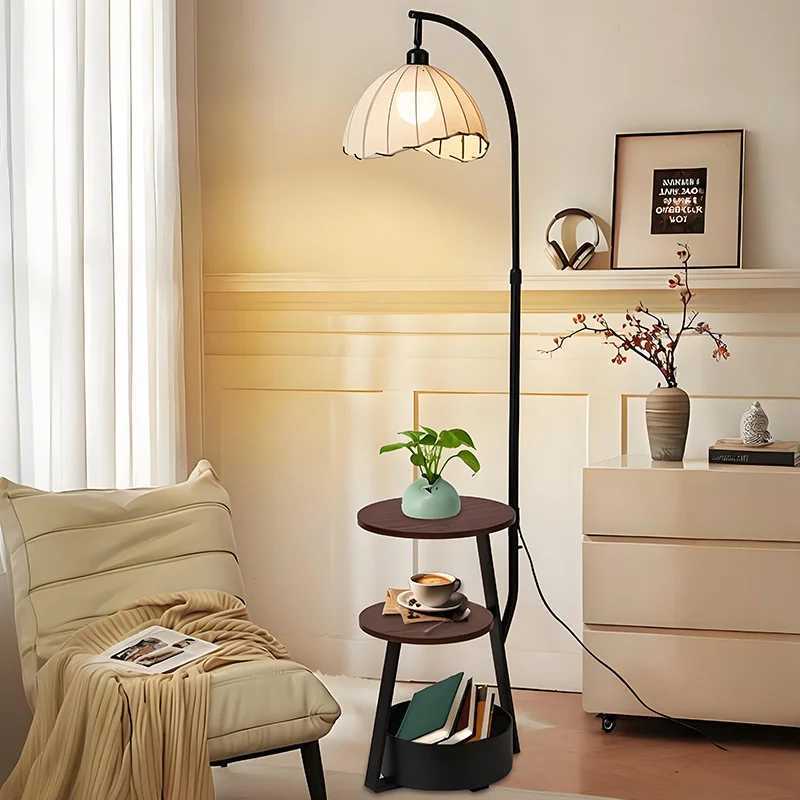 Modern Design Table floor Light Nordic Retro Lantern desk Floor Lamp living room sofa bedside coffee table Standing lighting E27 M251119
