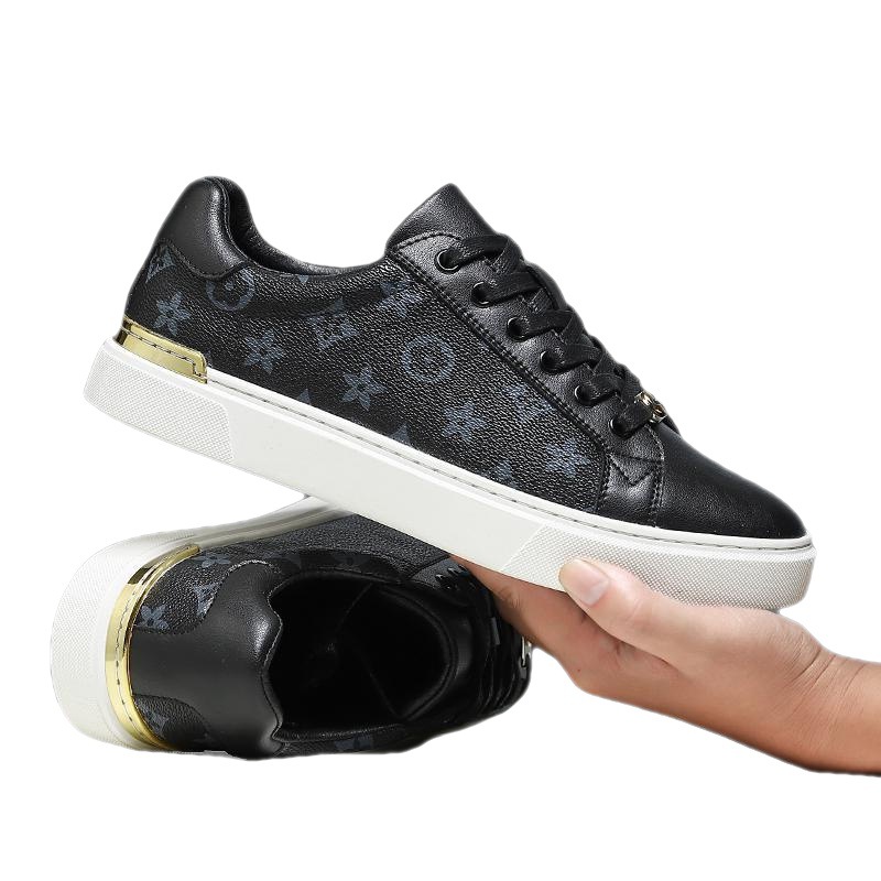 Breathable leather shoes rider boots Yuezhu trendy brand wear-resistant comfortable and versatile2025