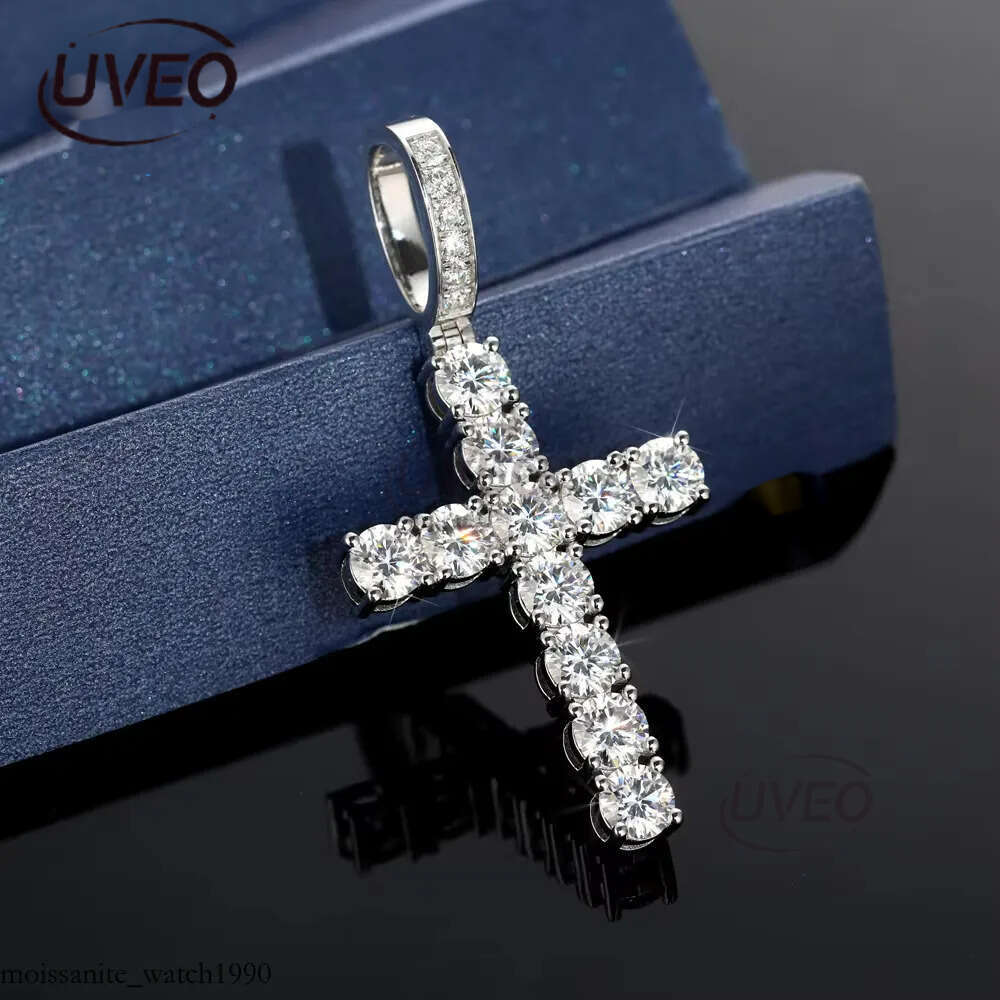 Hip Hop Dias Custom Necklace D VVS Moissanite Pendant With Women Men