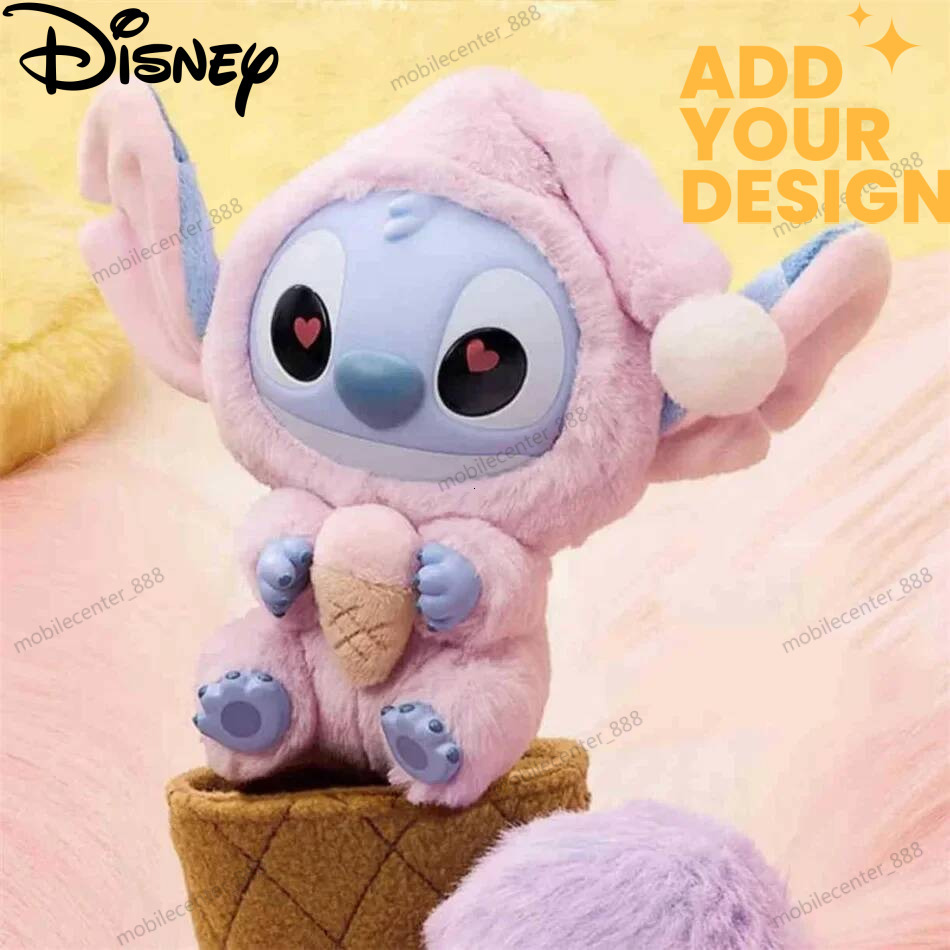 New custom Disney Stitch Eat, Sleep Series Vinyl Blind Pendant Cute Mystery Box Toy Plush Doll Holiday Gift
