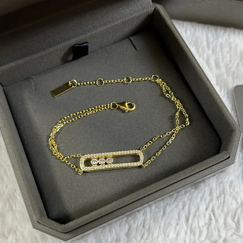 Luxury Designer Diamond Bracelet - Elegant Womens Couple Style Valentine Gift