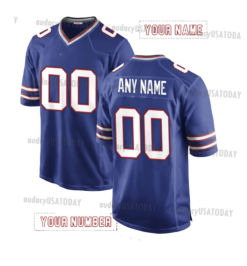 Custom Jersey Josh 17 Allen 2025 Rivalries Joey Bosa Gabriel Davis Miller James Cook Terrel Bernard Dawson Knox Beasley Milano Kincaid Dion Dawkins St