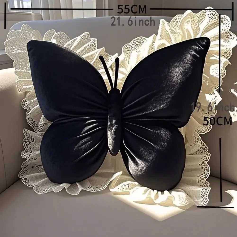 Cute Princess Butterfly Office Living Room Bow Bedroom Car Sofa Cushion Home New Room Home Garden DecorM251119