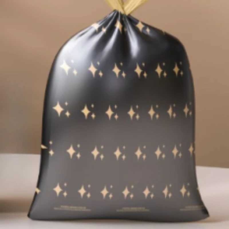 10pc Christmas star bundle pocket packaging bag childrens holiday bronzing gift bag Pack candy gift boxes C251119