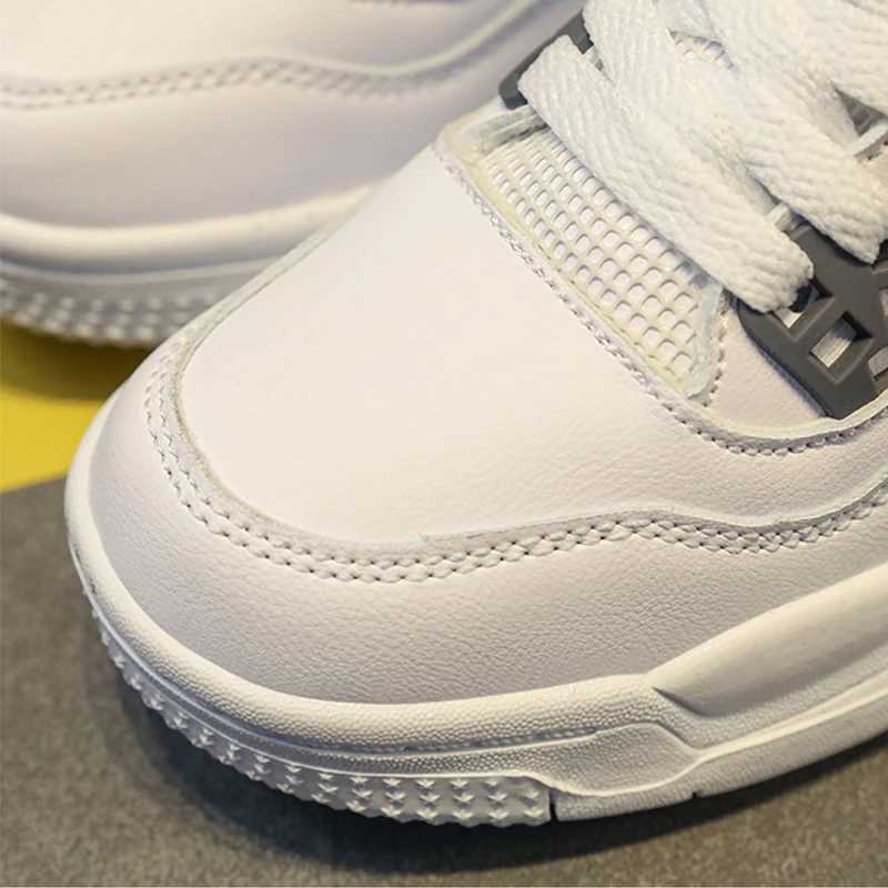 Childrens white shoes classic style breathable campus students low front 100 thick soled shoes trend casual shoesT250418