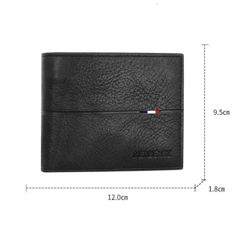 Slim Mens Wallet - New Short Zipper Design Card Photo Holder Simple Coin Pocket - High - Quality PU LeatherT251119
