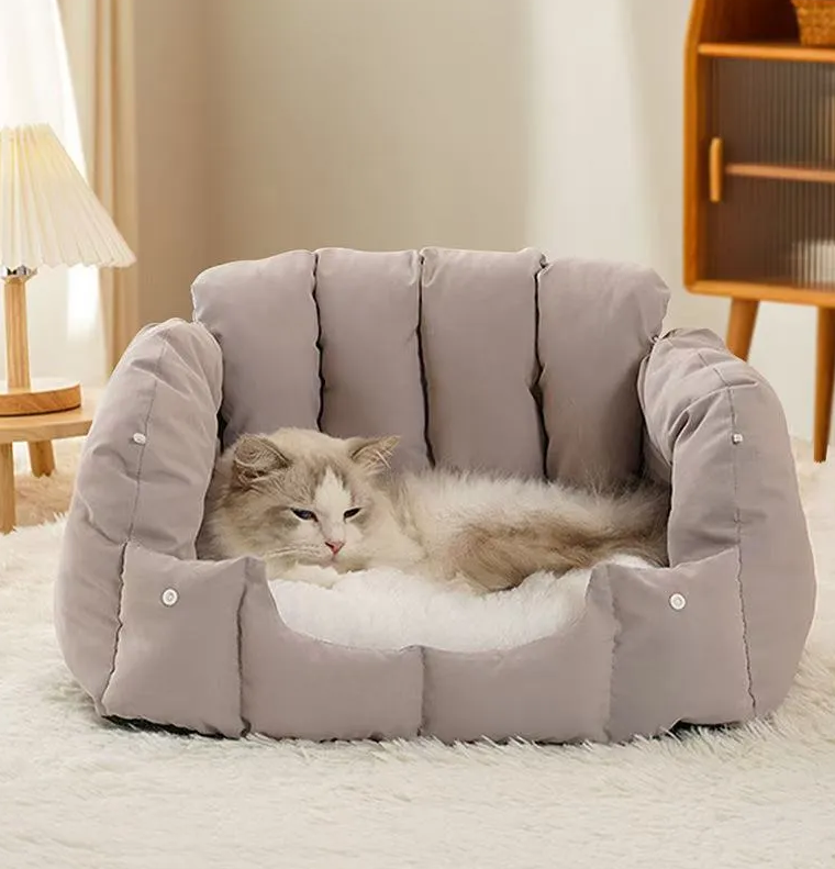 Small pet winter closed warm cleaning cat house dog four seasons universal kennel