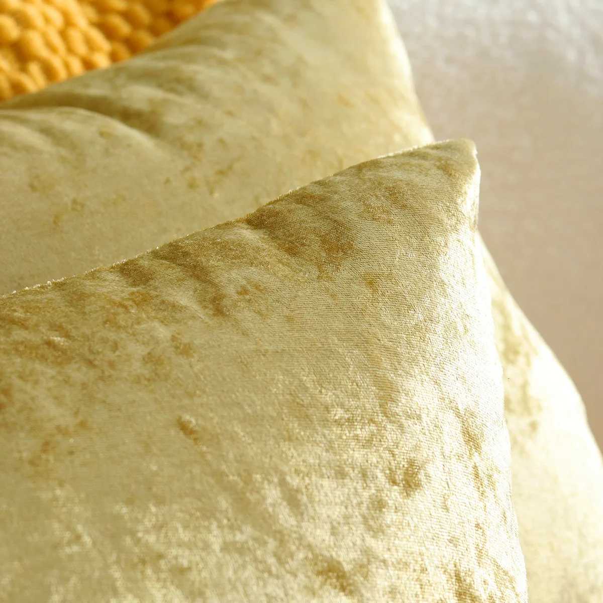 Gold Christmas Gift Cushion Cover Home Decorative Luxury Velvet Rectangular Cover case for Sofa Bed 30x50cm 45x45cmM251119