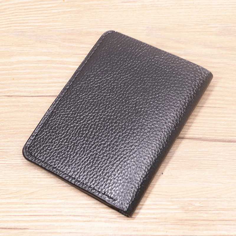 PU Leather Wallet For Men Women Soft Fashion Short Bifold Slim Mini Small Thin Mens Purse With ID Business Credit Card CaseT251119