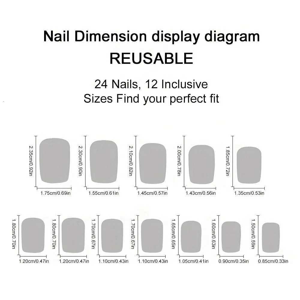 24pcs Glossy Short Square Fake Nails Solid Wine Red Press On Nails Sparkling False Nails For Women Girls Daily Party WearT251118T251119