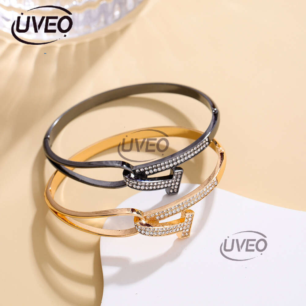 2025 Ice out VVS Moisanne women's bracelet with Roman numerals, studs and letters Free delivery