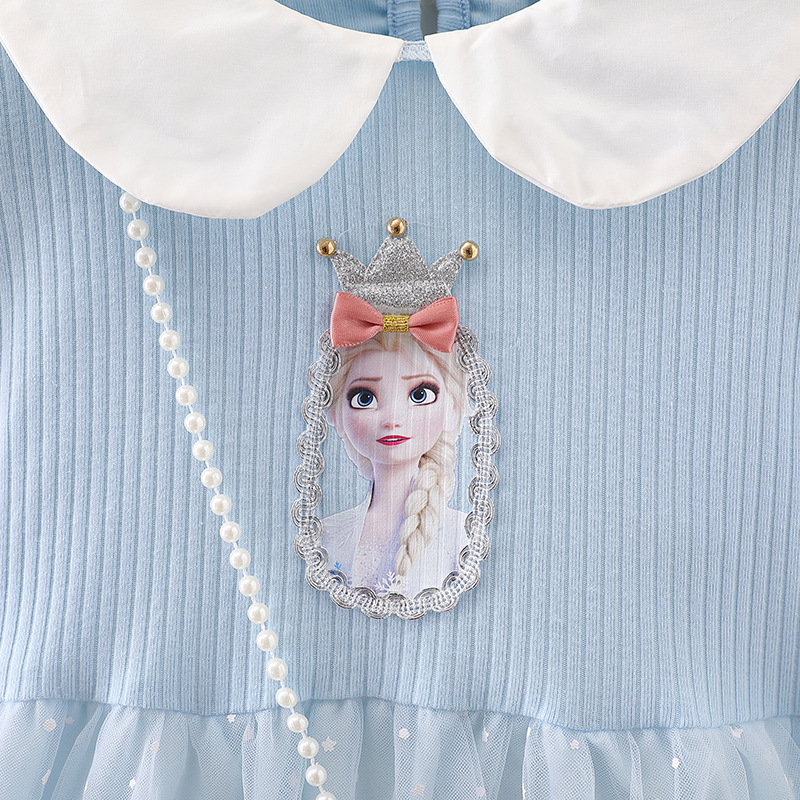 Disney girl designer clothing princess dress birthday outfit dress beach dress baby outfit children's dress Elsa princess dress girl's dress