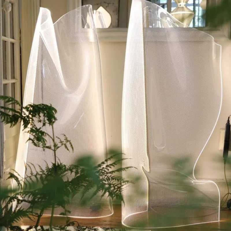 Nordic Acrylic Led Floor Lamp Ins Art Atmosphere Stand Lamp Postmodern Design Sense Led Light Guide Sofa Side Floor Lights M251119