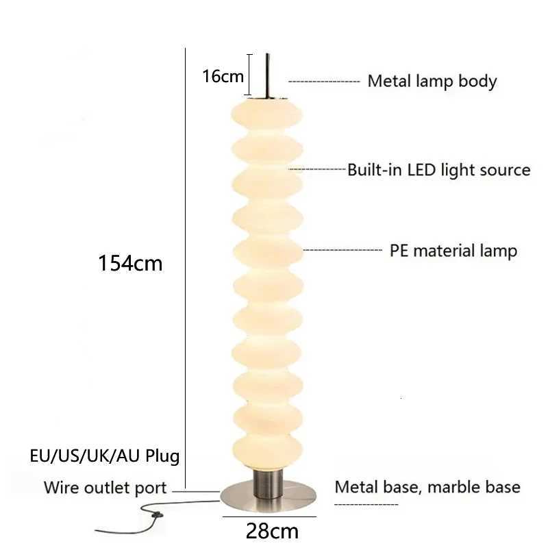 Modern Gourd Lamp Stand Danish Designer Floor Lamps for Living Room Bedroom Sofa Corner Standing Light Home Decor Table Lamp M251119