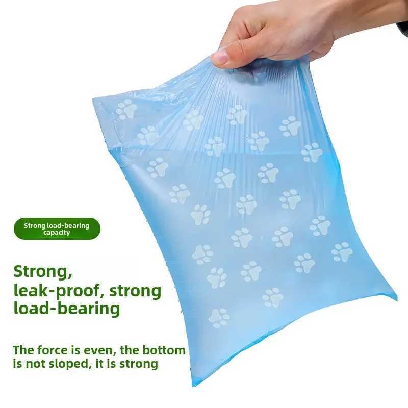 Litter Outdoor Home Clean Pet Poop Bag Solid Color Printed Pet Garbage Bag Clean Poop Bag Dog Walking Portable Poop Bag For Dogs C251119