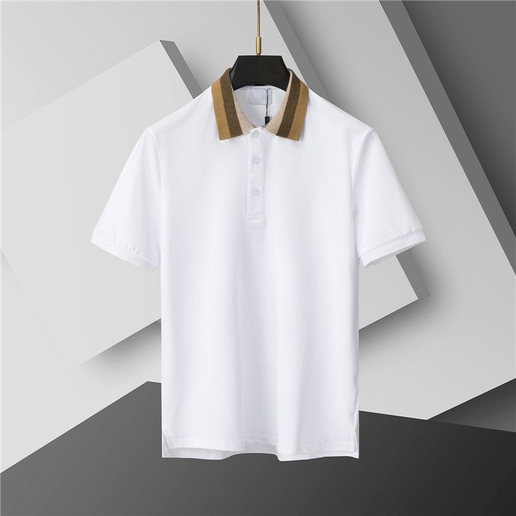 Mens Polo Shirt Fashion Men's T-shirt Luxury Polo Collar Breathable Top Summer Business Shirt Asian size M--XXXL
