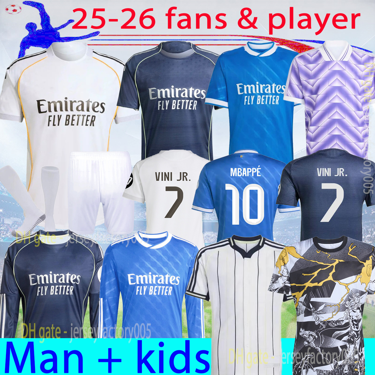25 26 BELLINGHAM soccer jerseys ARDA GULER CAMAVINGA womens VINI JR. MBAPPE long football shirt 2025 Reals VALVERDE TRENT Madrides men kids kit 16-4XL
