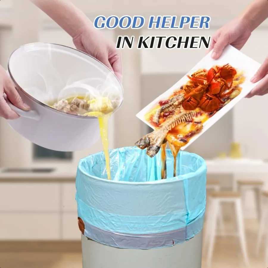 4 Gallon Small Trash Bags NoTearing Drawstring Garbage Bags for Bathroom Kitchen Beachside Breeze Scent 60 Count C251119