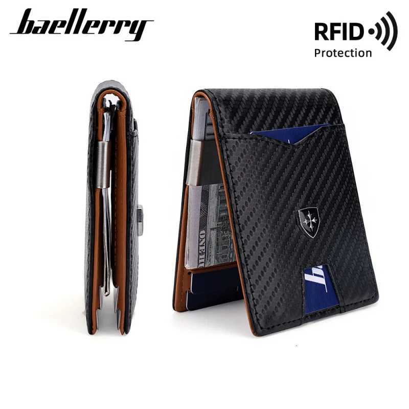 Mens New Minimalist Card Holder Multi Slots RFID Blocking Slim WalletT251119