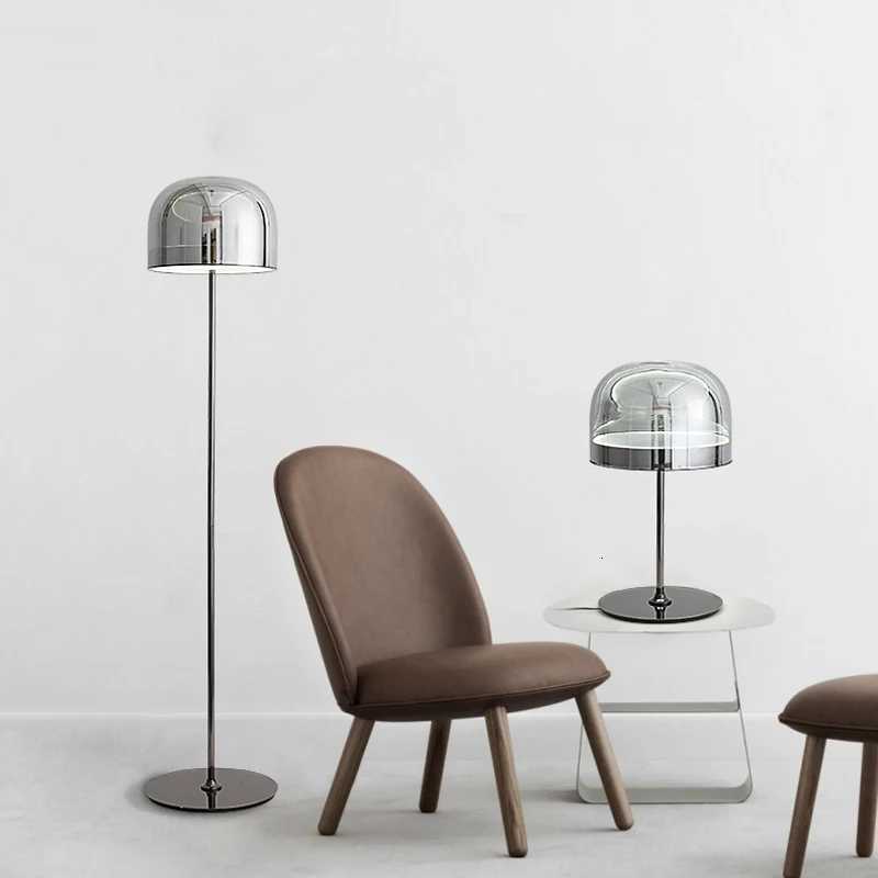 Postmodern Light Glass Floor Lamps For Living Room Designer Model Room Modern Decorative Bedside Table Lamps LED M251119