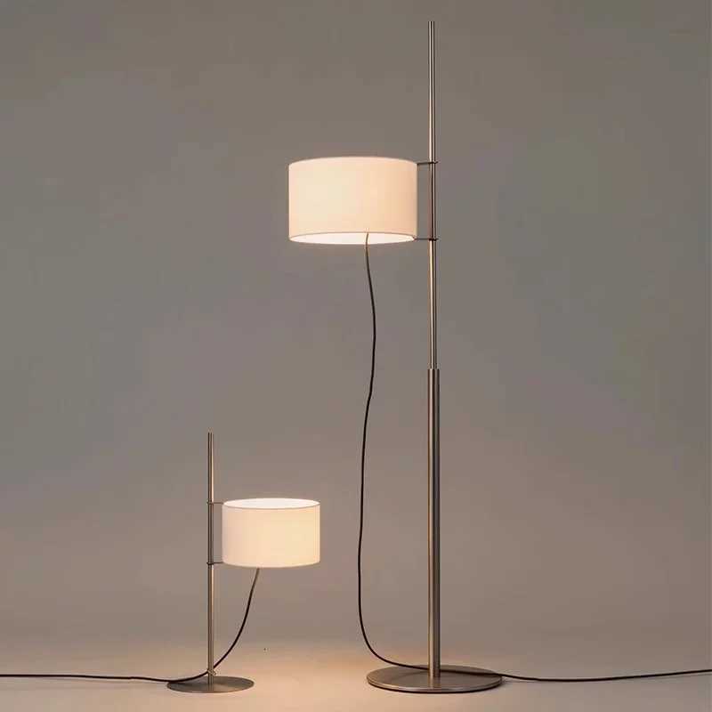 Fabric Liftable Wood Floor Lamp Minimalist Wabi-sabi Adjustable Solid Wood Floor Light for Living Room Bedroom Wood Stand Lamp M251119