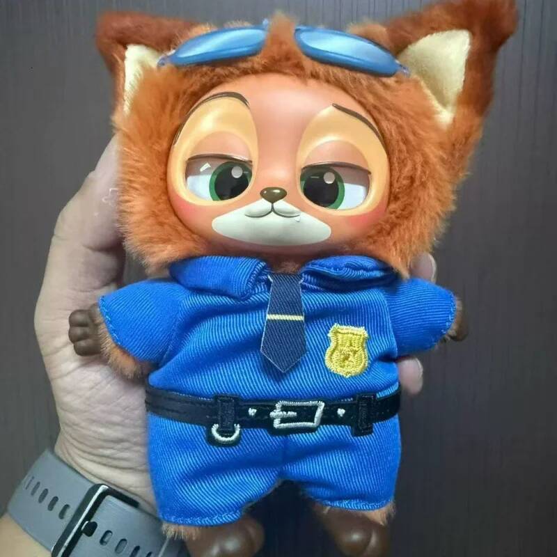 custom Zootopia - Judy & Nick Pvc Figure Toys Keychain, Cute Collectible Toy, Fashionable Chrismas Gift