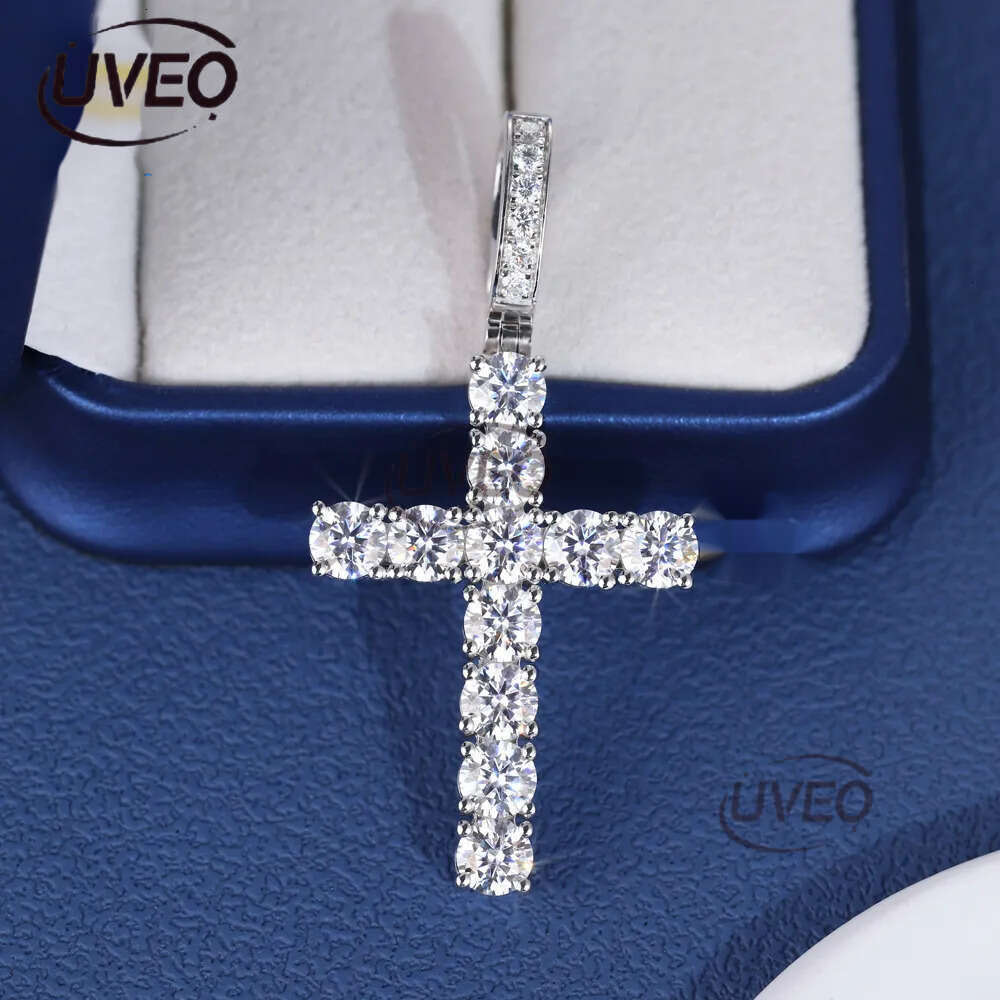Hip Hop Dias Custom Necklace D VVS Moissanite Pendant With Women Men