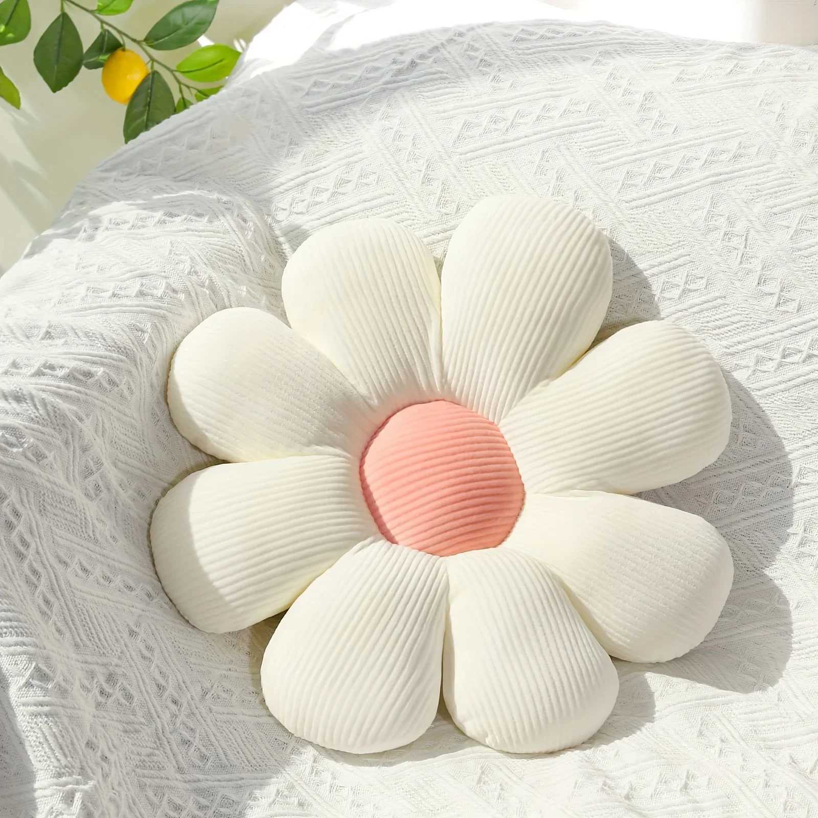 Cushion Flower Circular Shape Cloth With Soft Nap Office Classroom Chair Cushion Couch Bedroom Floor Winter ThickenM251119