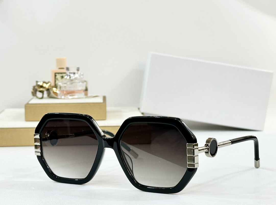 Sunglasses For Men Women Fashion 9062 Summer Designer Stylish High Street Catwalk Style Anti-Ultraviolet UV400 Plate Acetate Polygon Full Frame Glasses Random Box