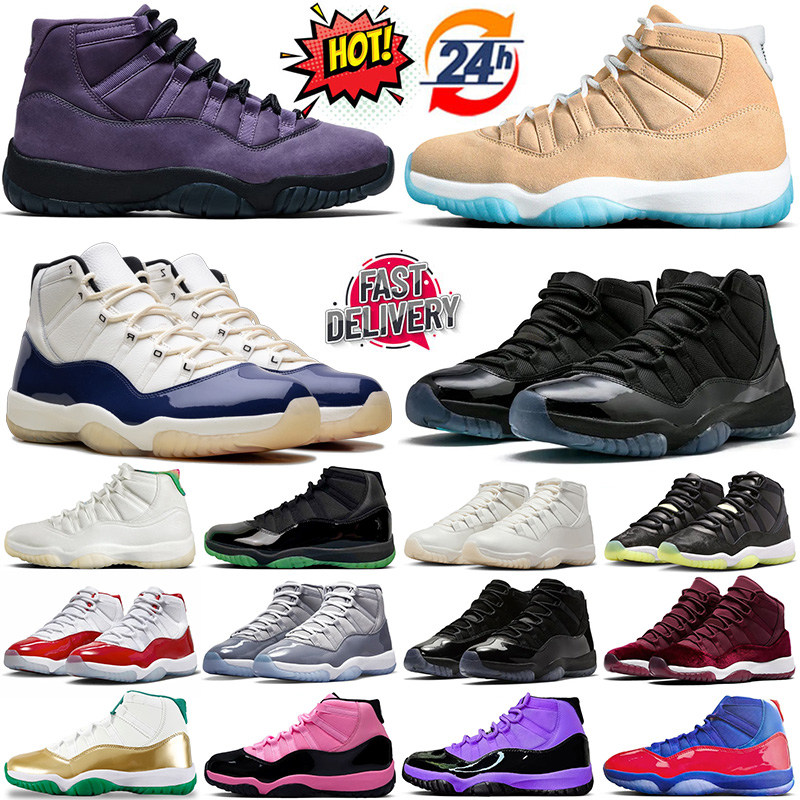 H-Town 11 11s Basketball Shoes Women Men Atlanta Mojave Las Vegas Inner Beast Gamma Blue Cherry Cool Grey Heiress Red Velvet Mens Trainers Outdoor Sneakers