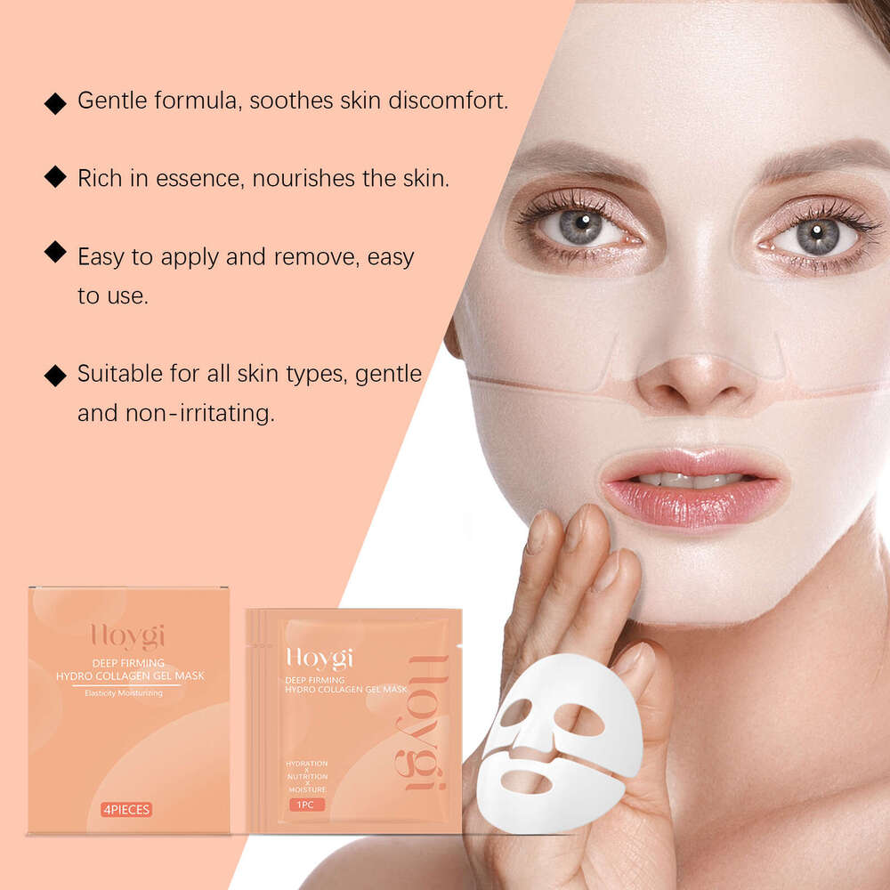 Hoygi Collagen Box Nourishing Hydrating Delicate Bright Skin Elastic and Moisturizing Mask