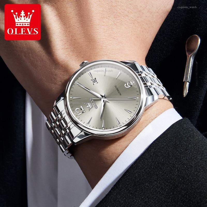 OLEVS Brand Designer Men's Watch A New Luxury Outdoor Waterproof Automatic Mechanical Hand Form Calendar Mechanical Success Men's Watch