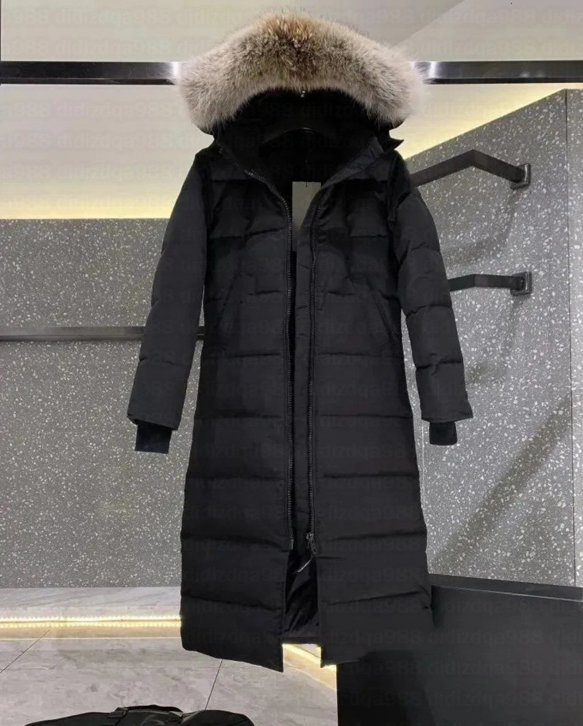 Designer Womens Down Jacket Fashion Brand canada Long Coat Large Pocket Fur Collar Thermal Top Female women goosewomen autumn and winter Large Clothing Coats 2026