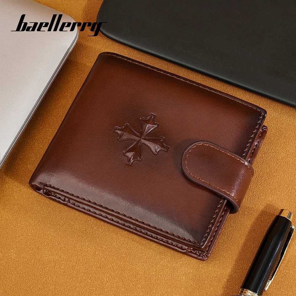 Baellerry New Men Wallets Simple Short Card Bag Zipper Male Purses Vintage Coin Pocket Card Holder High Quality Wallet For BoysT251119