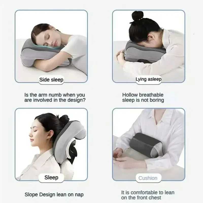 Memory Cotton Travel Neck Support Cushion Office Rest Lunch Rest Orthopedic Student Table Sleep M251119