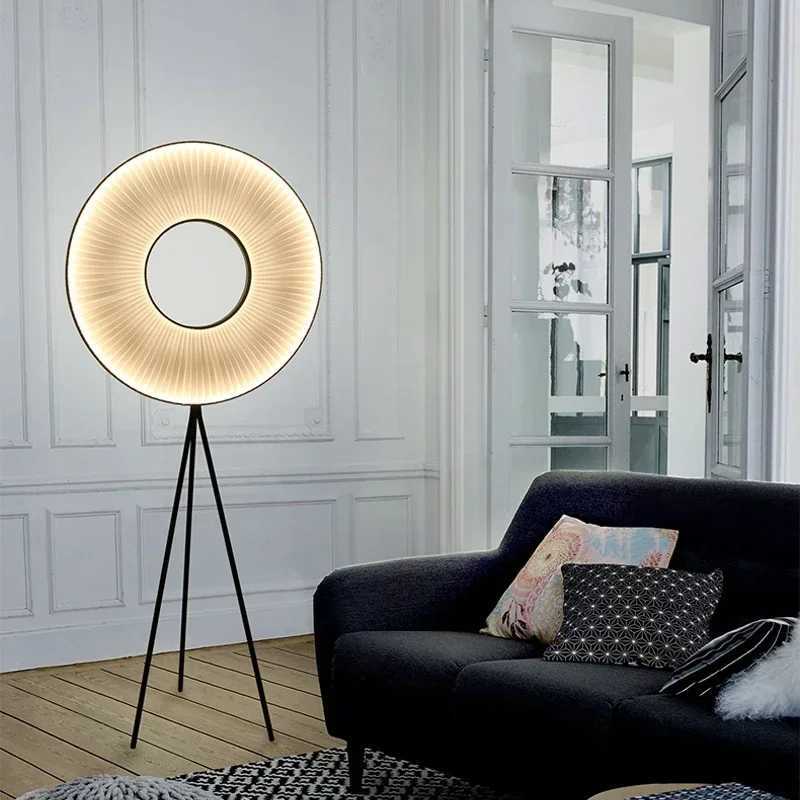 Minimalist Decorative Art Floor Lamp Nordic Fabric Pleated Bedside Lamp Living Room Sofa Corner Home Floor Lamp M251119