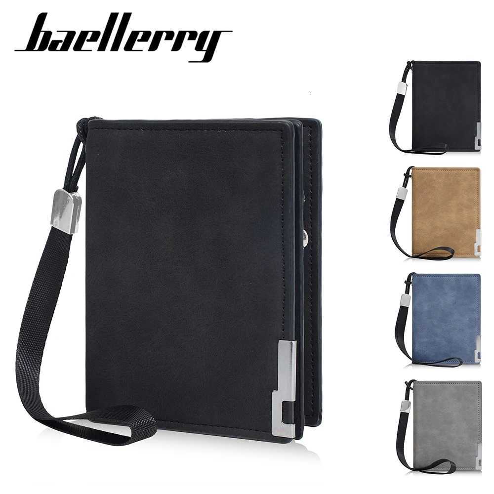 New High Quality Simple Men Wallets Zipper Card Photo Holder Simple Female Coin Purse Large Capacity Card Clips Wallet For MenT251119