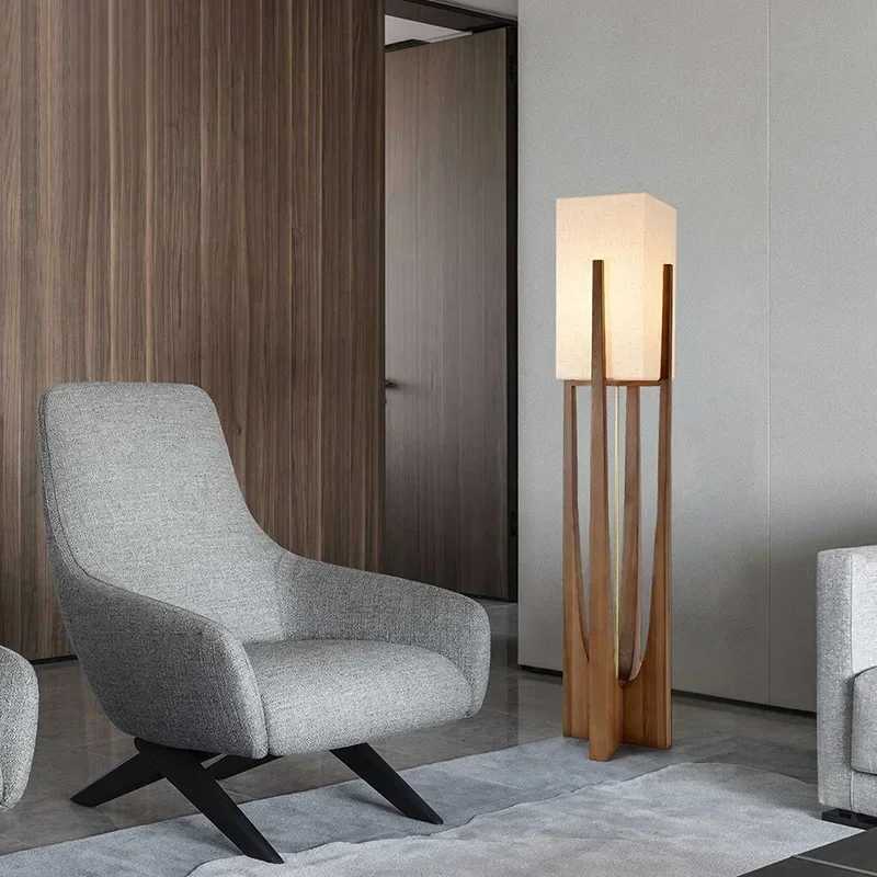 Nordic Wooden LED Floor Lamp for Living Dining Room Coffee Tables Bedroom Bedside Lamp Home Decor Lusters Luminaires M251119