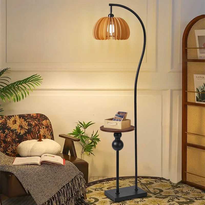 Modern Design Table floor Light Nordic Retro Lantern desk Floor Lamp living room sofa bedside coffee table Standing lighting E27 M251119