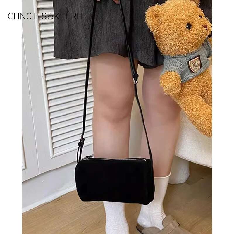 2025 New Pen Holder Cowhide Pencil Magic Stick Hand-Held Small Square Bag, Women's Bag