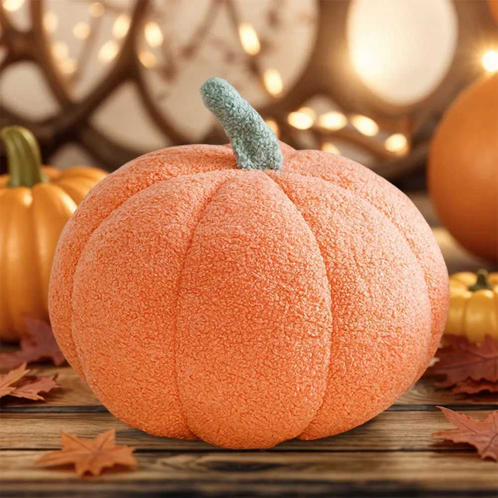 20/28CM Halloween Simulated Pumpkin 3D Pumpkin Shaped Stuffed Throw Holidays Props Decorative Throw M251119