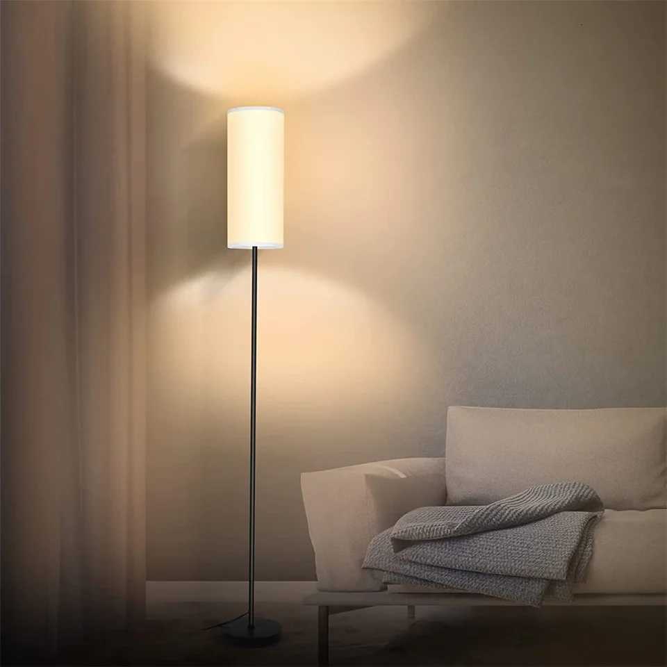 Led Floor Lamps E27 3 Colors Bulb Living Room Bedroom Bedside Lamp Ambient Light Sofa Side Study Reading Lights Home Decoration M251119