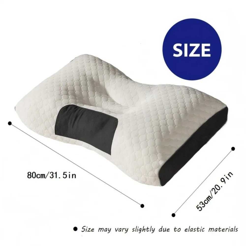 2pcs Soft Knitted Massage Neck High-Quality Core Removable Cover Sleeping Comfort Perfect Holiday GiftM251119