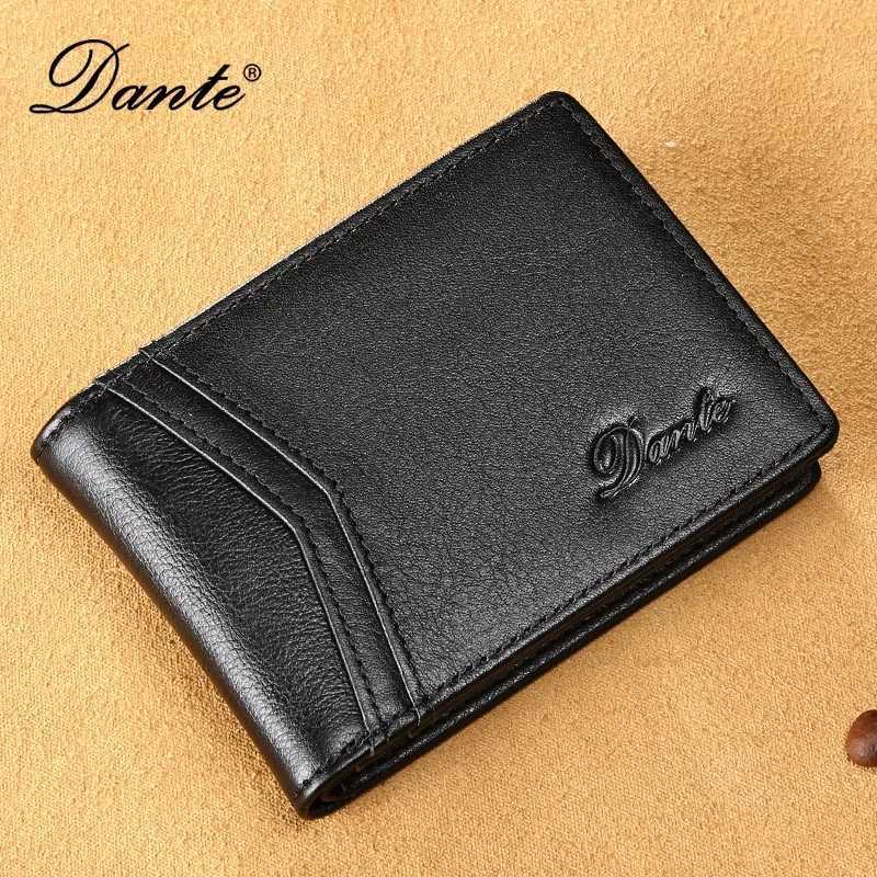Top Layer Cowhide Wallet Thin Design Color Wiped RFID Anti-theft Card Swiping Drivers License Zero Wallet Horizontal DesignT251119