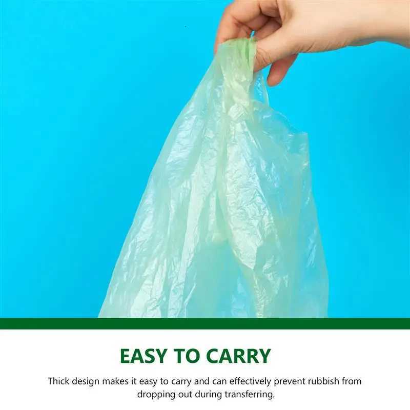 100 Pcs Garbage Bag Biodegradable Garbage Bags Trash Compost Compostable Disposable ified Waste Rubbish Bags Disposable C251119