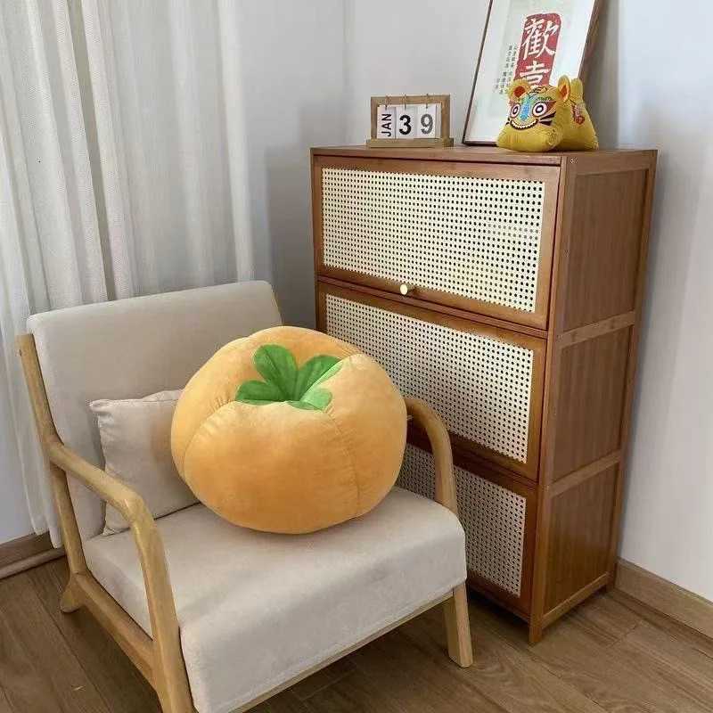 Cushion with Vegetable Mushroom Persimmon Round Cushion Pad Tomato-Shaped Thickened Cushion for Bedroom Window Seat sM251119