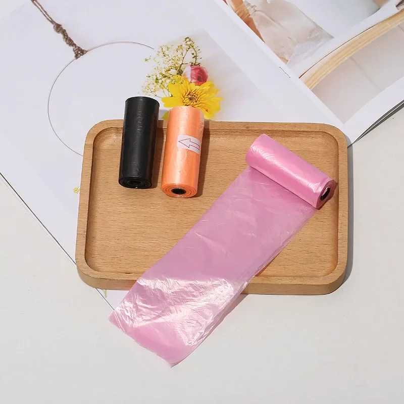 Degradable Pet Garbage Bag Dog Cleaning Bag Going Out Portable Continuous Roll Point Break Multi-colored Dog Pickup Bag C251119
